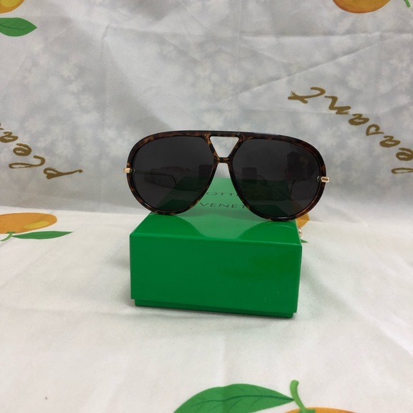 Bottega Veneta Tortoise Shell Sunglasses